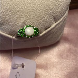 925 stamped HT China green/pearl